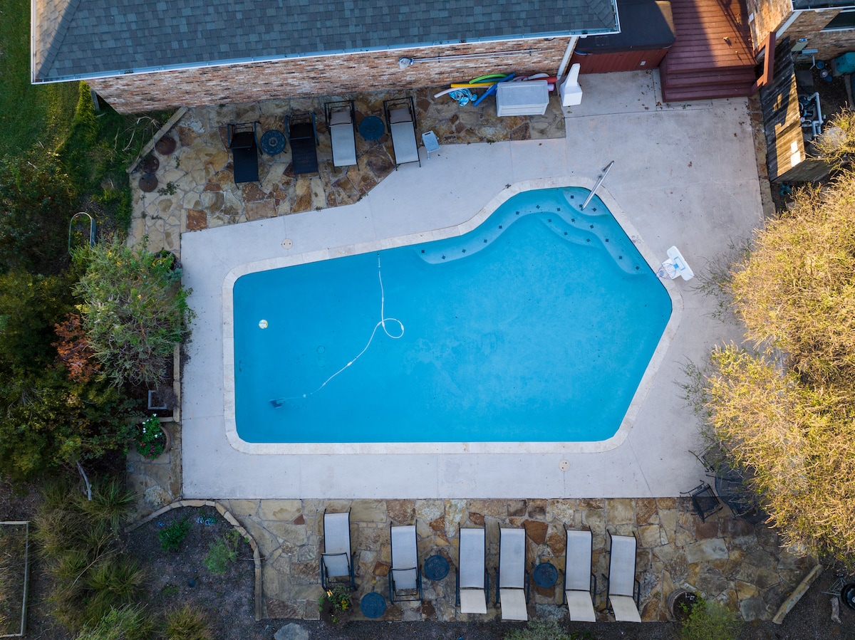 Pool from above